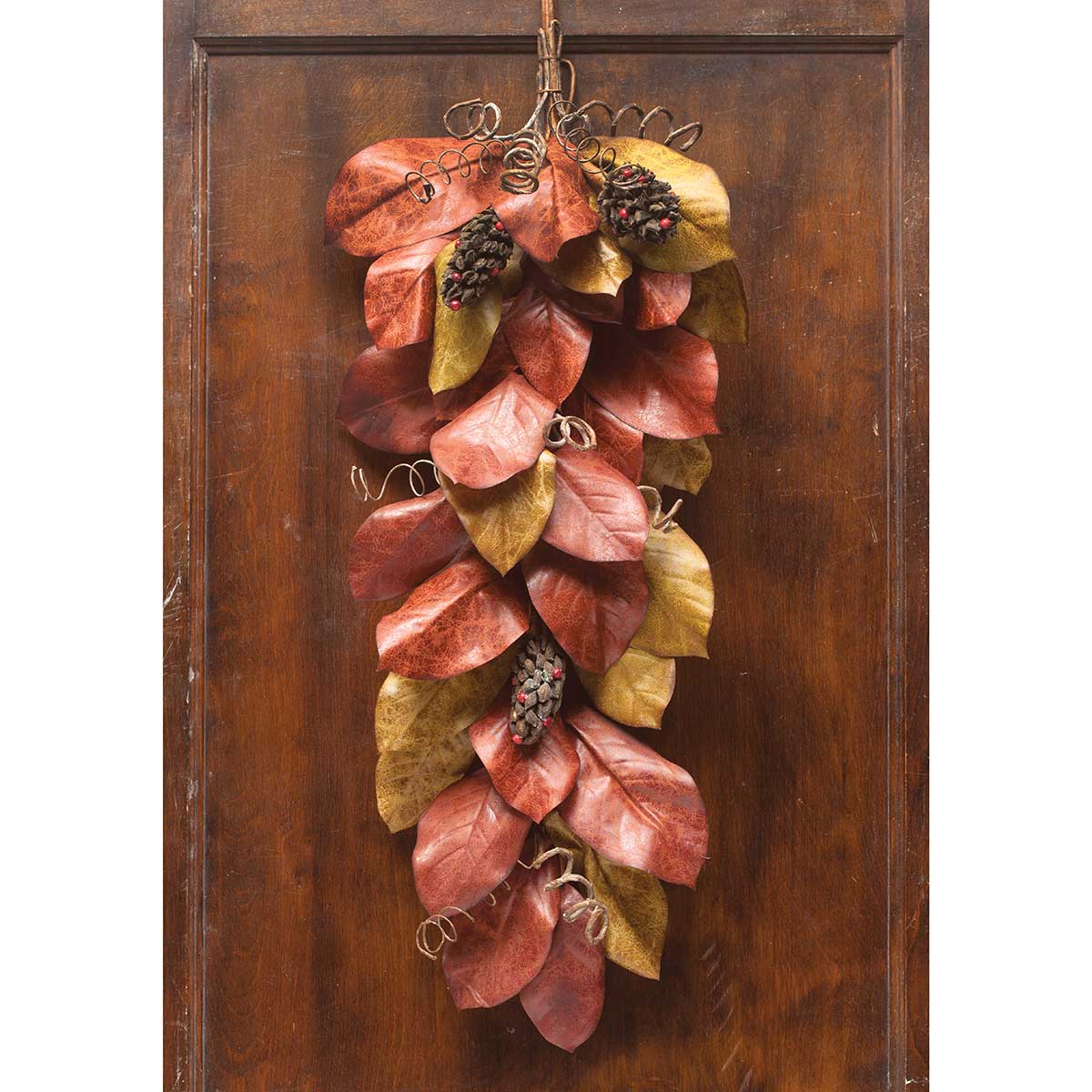 Burnished Magnolia Leaf Decor - 35" Bough