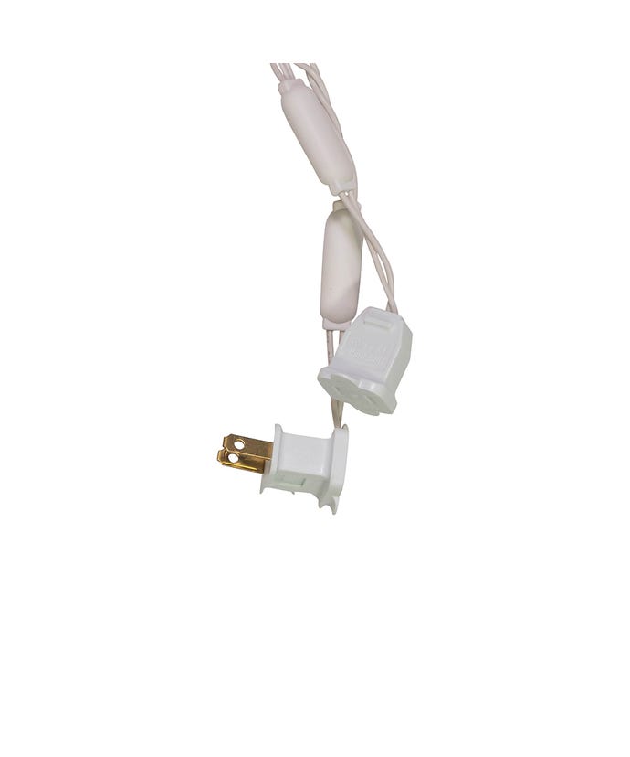 70-Light Warm White LED Icicle Light Set
