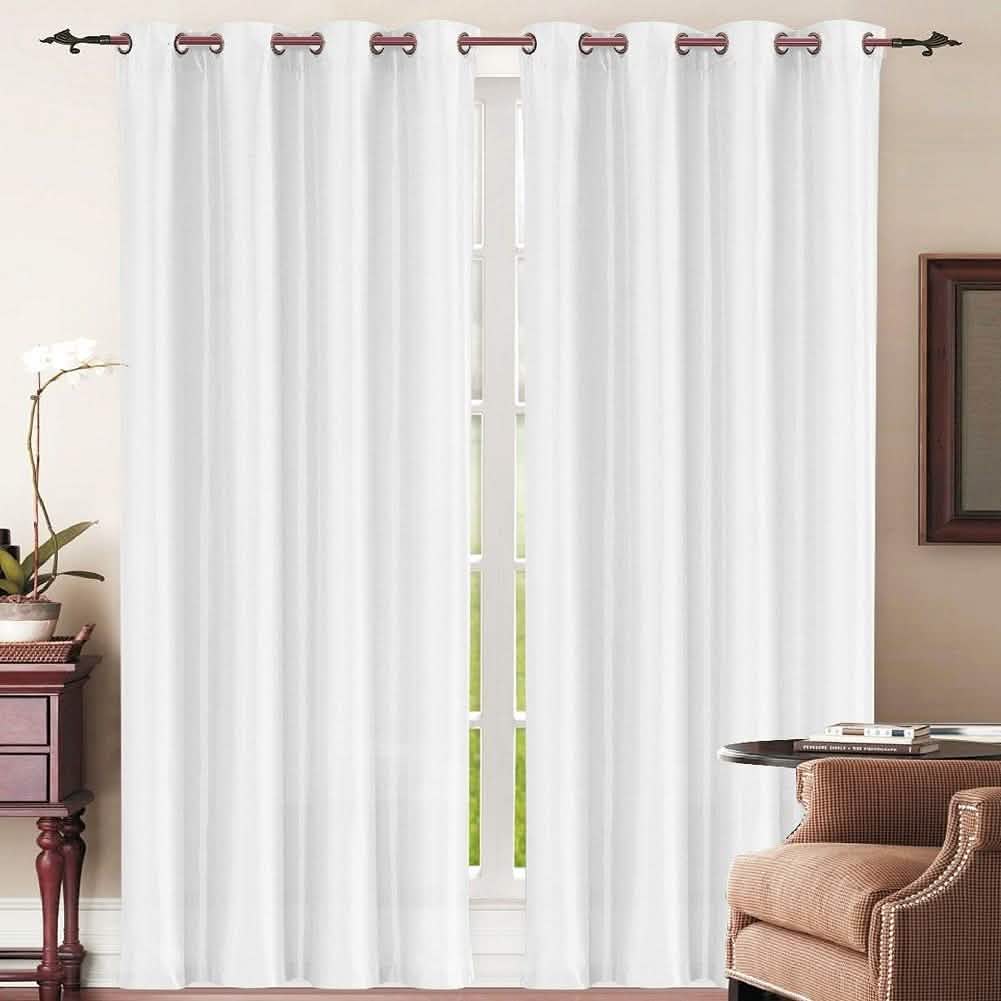 Set of 2: Grommet Curtain Panels - Assorted Colors
