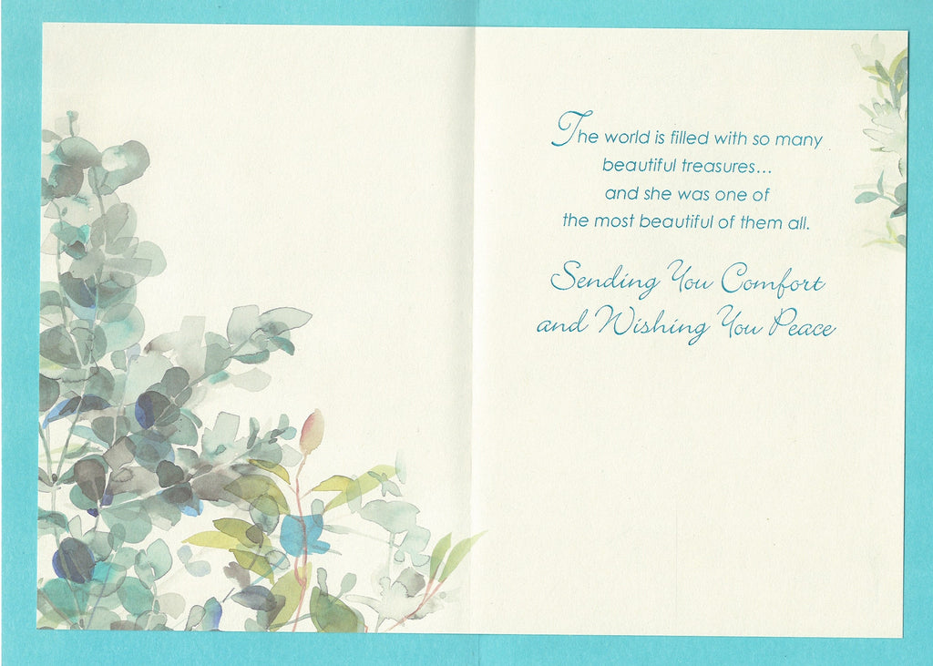 Loved and Remembered Sympathy  Card