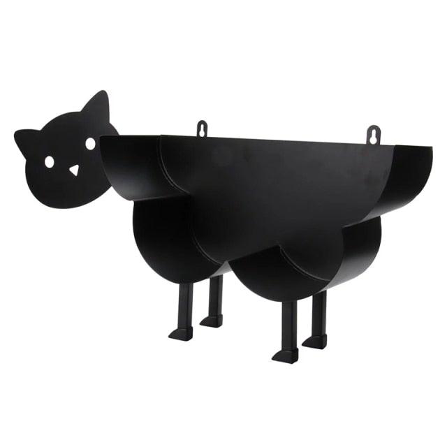 Sheep Decorative Toilet Paper Holder Bathroom Hardware Tissue Storage Toilet Roll Holder Bathroom Accessories Iron Paper Storage Sheep Toilet Paper Roll Holder  Metal Wall Mounted  Free Standing Bathroom Tissue Storage