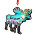 Vermont Nightfall Moose Ornament