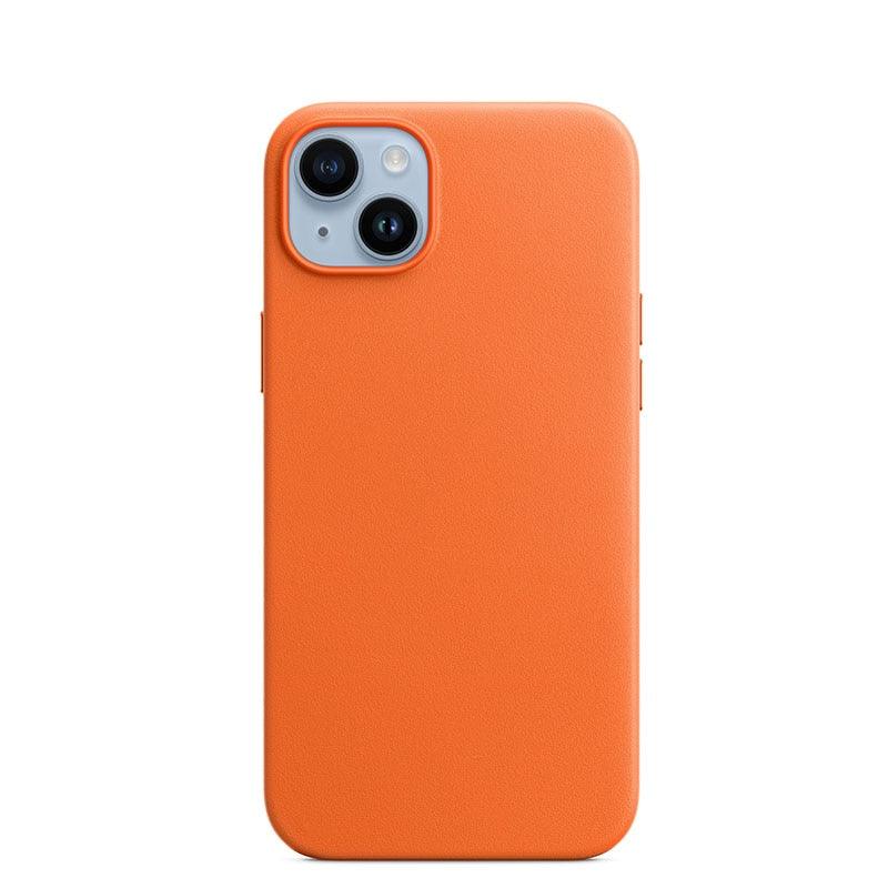 Simple Colorful Magnetic Leather Case For iPhone 14 Pro Max 14Pro 14 Plus Case Wireless Charging Drop Protect Cover Simple Hard Leather Solid Color Protective Cover For iPhone