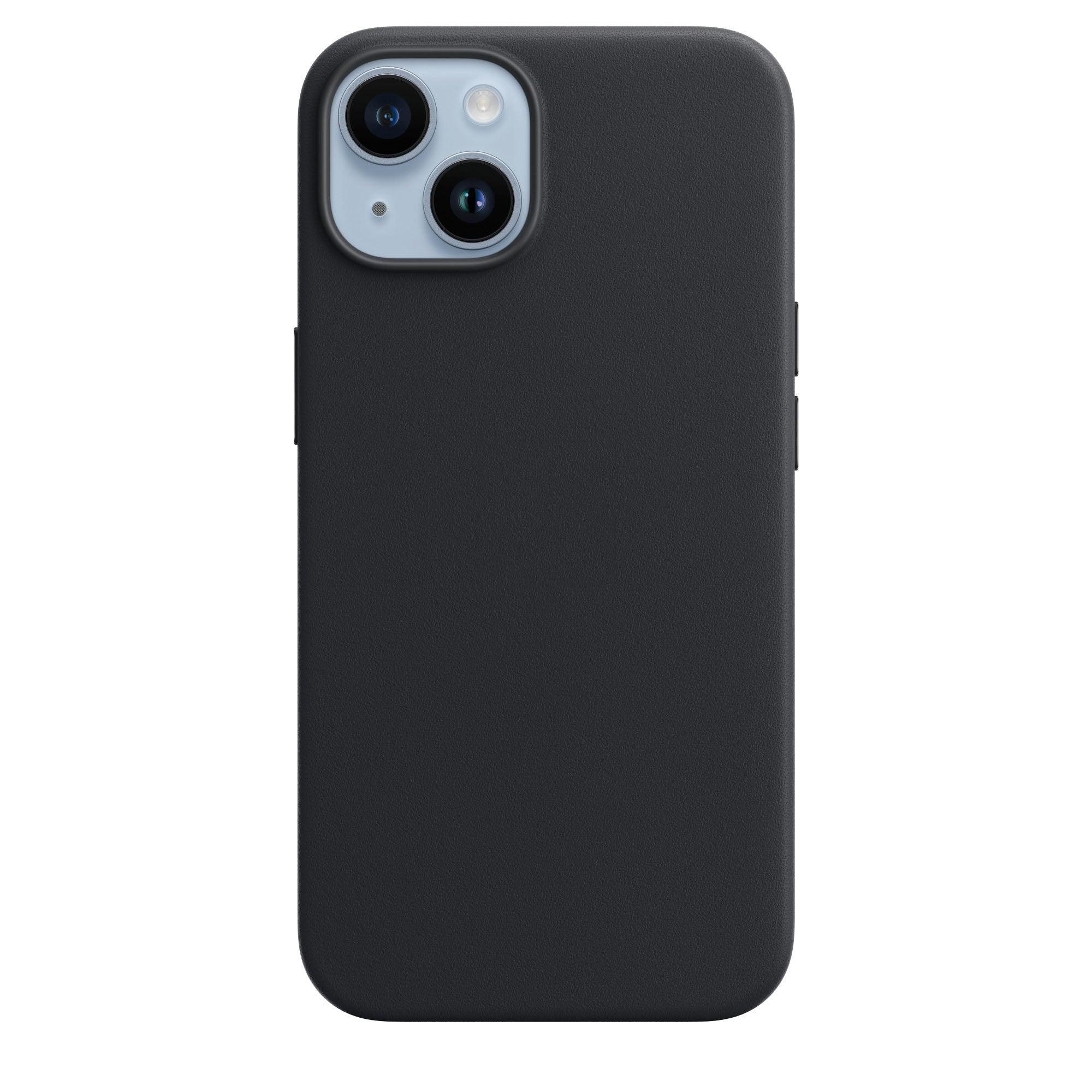 Simple Colorful Magnetic Leather Case For iPhone 14 Pro Max 14Pro 14 Plus Case Wireless Charging Drop Protect Cover Simple Hard Leather Solid Color Protective Cover For iPhone