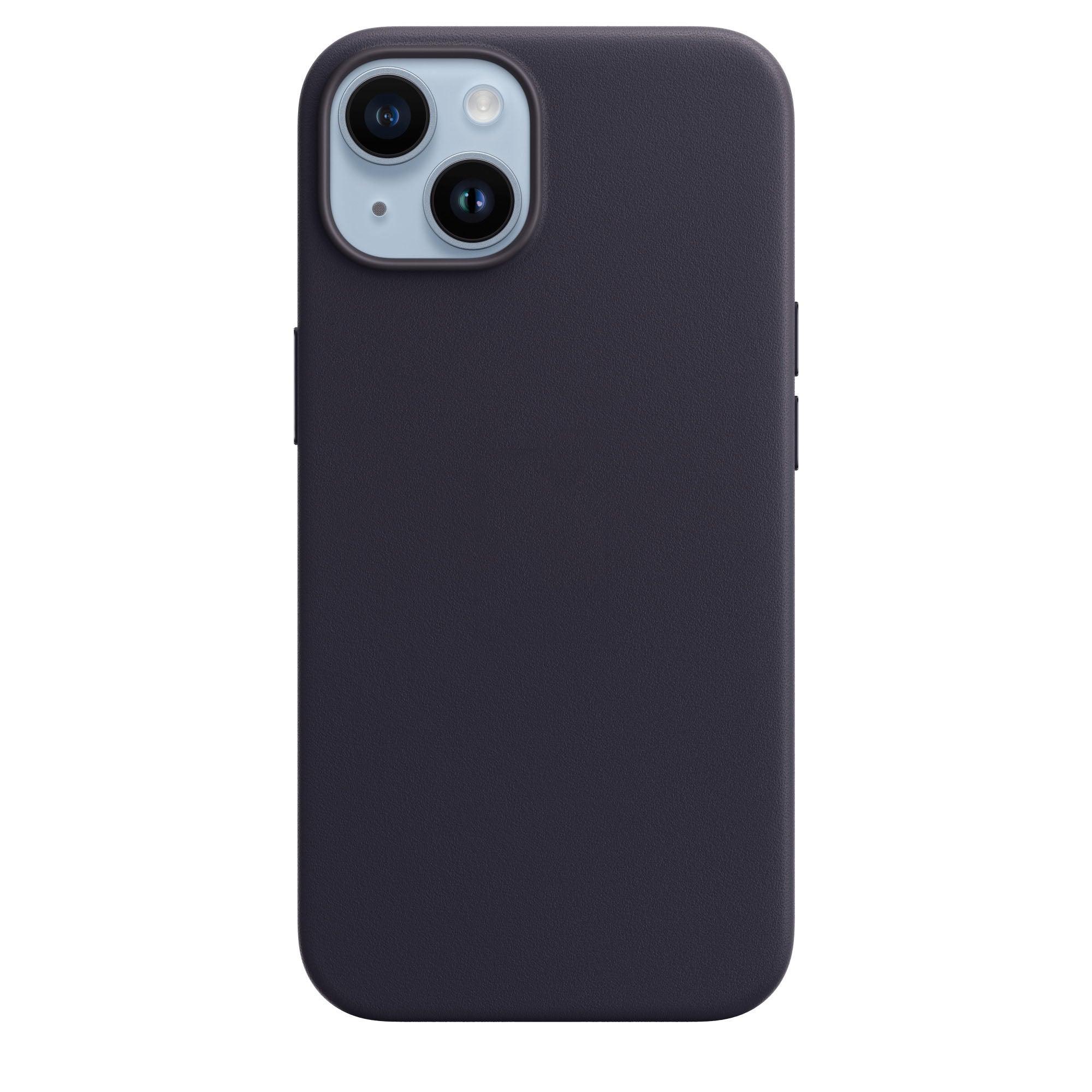 Simple Colorful Magnetic Leather Case For iPhone 14 Pro Max 14Pro 14 Plus Case Wireless Charging Drop Protect Cover Simple Hard Leather Solid Color Protective Cover For iPhone
