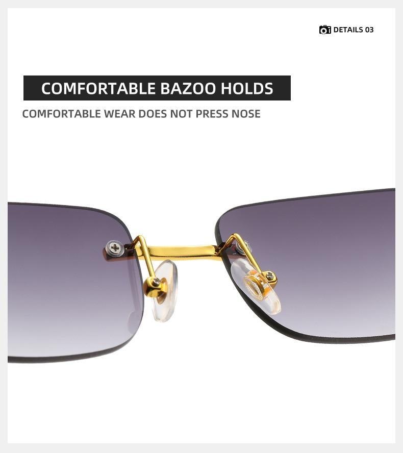 Simple Design Stylish Fashionable Sunglasses Vintage Square Shape Sunglasses For Women & Men New Luxury Design Popular Travel Driving Metal Frame Sun Glasses Anti Blue Light Summer Eyeglasses
