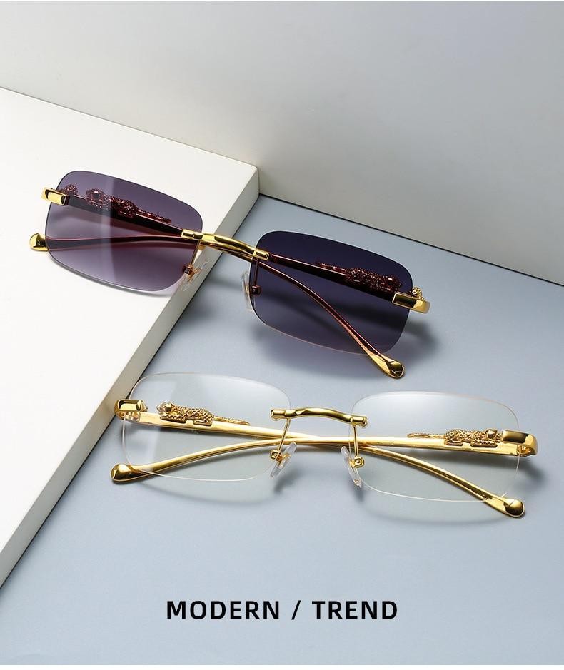 Simple Design Stylish Fashionable Sunglasses Vintage Square Shape Sunglasses For Women & Men New Luxury Design Popular Travel Driving Metal Frame Sun Glasses Anti Blue Light Summer Eyeglasses