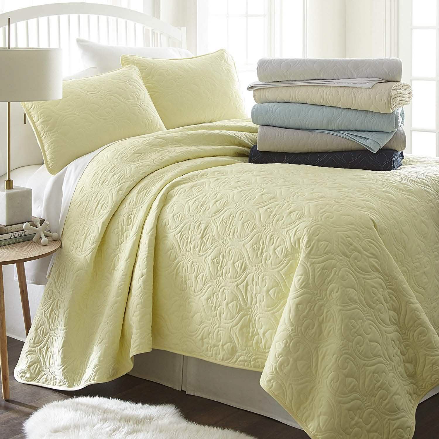 Simply Soft Quilted Coverlet Set - Assorted Styles