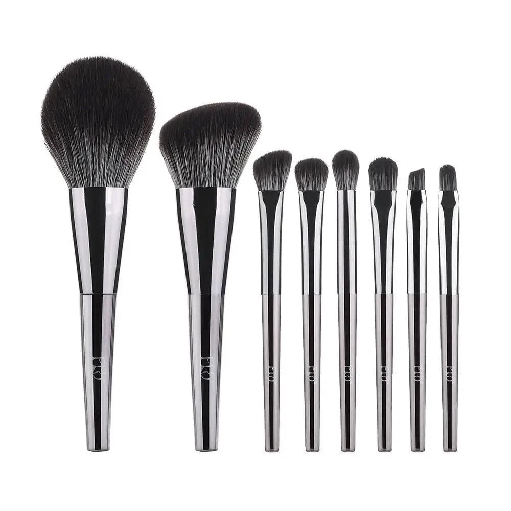 Sizzling 11/8pcs Natural Hair Green Makeup Brushes Foundation Powder Eyeshadow Eyebrow Brush Set Profesional Cosmetic Tool