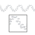Gleam And Flex Snowflake Garland - 25 Feet