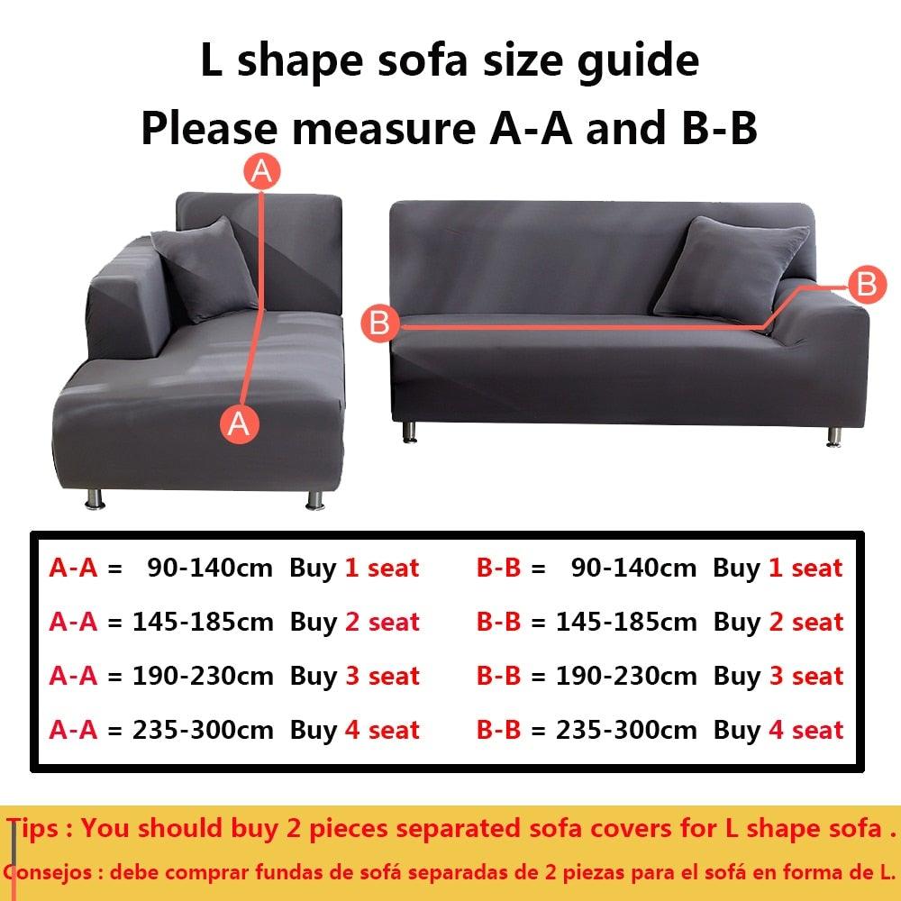 Sofa Cover For Living Room Anti-dust Elastic Stretch Covers For L-shape Corner Sofa Couch Cover Chair Cover Furniture Protector Sofa Covers for Living Room Sofa Protector Anti-dust Elastic Stretch Covers For Corner Sofa Cover