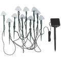 Solar Mushroom Lights Outdoor Decoration 10 LED Light Stake