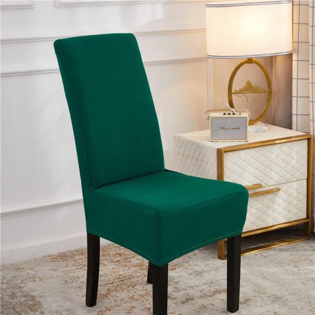 Solid Color Chair Cover Spandex Stretch Slipcovers Chair Covers Seat Cover For Kitchen Dining Room Wedding Banquet Restaurant Removable Washable Dining Room Chair Covers Dining Chair Slipcovers Seat Protector  Great Home Decor And Banquet