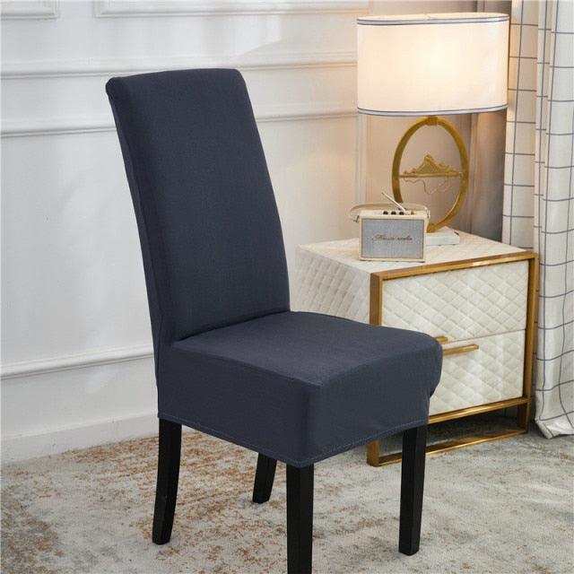 Solid Color Chair Cover Spandex Stretch Slipcovers Chair Covers Seat Cover For Kitchen Dining Room Wedding Banquet Restaurant Removable Washable Dining Room Chair Covers Dining Chair Slipcovers Seat Protector  Great Home Decor And Banquet