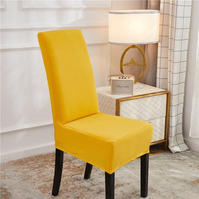 Solid Color Chair Cover Spandex Stretch Slipcovers Chair Covers Seat Cover For Kitchen Dining Room Wedding Banquet Restaurant Removable Washable Dining Room Chair Covers Dining Chair Slipcovers Seat Protector  Great Home Decor And Banquet