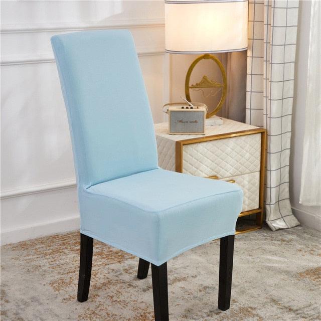 Solid Color Chair Cover Spandex Stretch Slipcovers Chair Covers Seat Cover For Kitchen Dining Room Wedding Banquet Restaurant Removable Washable Dining Room Chair Covers Dining Chair Slipcovers Seat Protector  Great Home Decor And Banquet