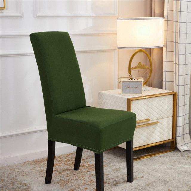 Solid Color Chair Cover Spandex Stretch Slipcovers Chair Covers Seat Cover For Kitchen Dining Room Wedding Banquet Restaurant Removable Washable Dining Room Chair Covers Dining Chair Slipcovers Seat Protector  Great Home Decor And Banquet