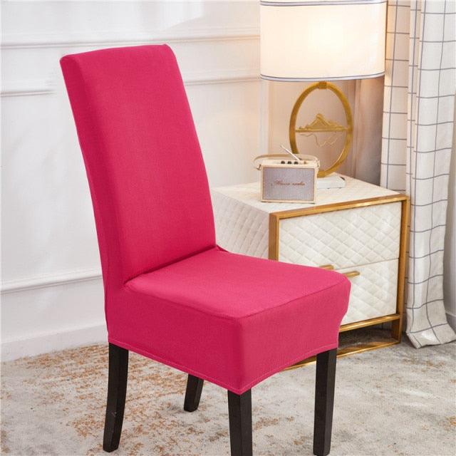 Solid Color Chair Cover Spandex Stretch Slipcovers Chair Covers Seat Cover For Kitchen Dining Room Wedding Banquet Restaurant Removable Washable Dining Room Chair Covers Dining Chair Slipcovers Seat Protector  Great Home Decor And Banquet