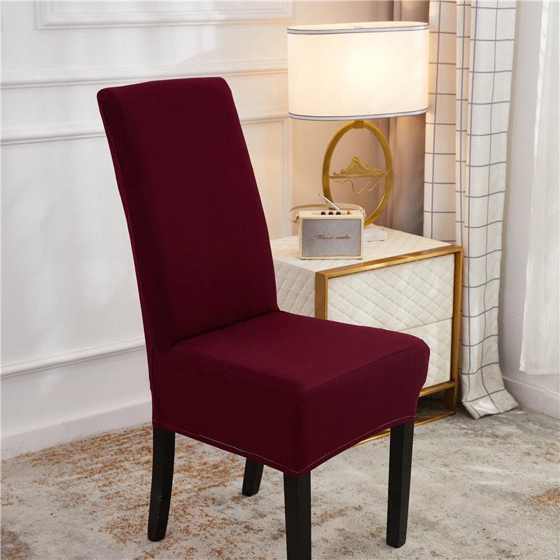Solid Color Chair Cover Spandex Stretch Slipcovers Chair Covers Seat Cover For Kitchen Dining Room Wedding Banquet Restaurant Removable Washable Dining Room Chair Covers Dining Chair Slipcovers Seat Protector  Great Home Decor And Banquet