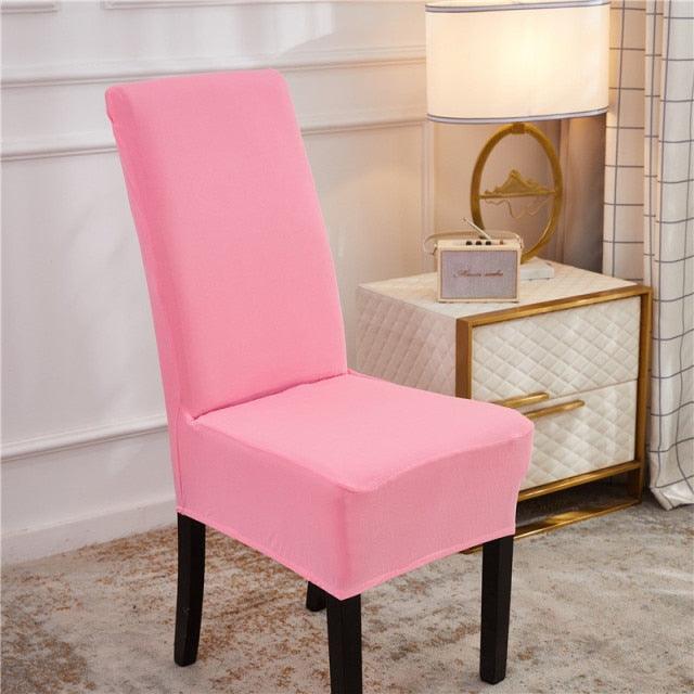 Solid Color Chair Cover Spandex Stretch Slipcovers Chair Covers Seat Cover For Kitchen Dining Room Wedding Banquet Restaurant Removable Washable Dining Room Chair Covers Dining Chair Slipcovers Seat Protector  Great Home Decor And Banquet
