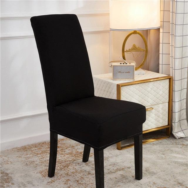 Solid Color Chair Cover Spandex Stretch Slipcovers Chair Covers Seat Cover For Kitchen Dining Room Wedding Banquet Restaurant Removable Washable Dining Room Chair Covers Dining Chair Slipcovers Seat Protector  Great Home Decor And Banquet
