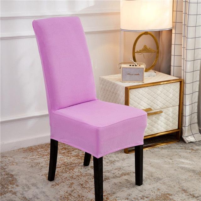 Solid Color Chair Cover Spandex Stretch Slipcovers Chair Covers Seat Cover For Kitchen Dining Room Wedding Banquet Restaurant Removable Washable Dining Room Chair Covers Dining Chair Slipcovers Seat Protector  Great Home Decor And Banquet