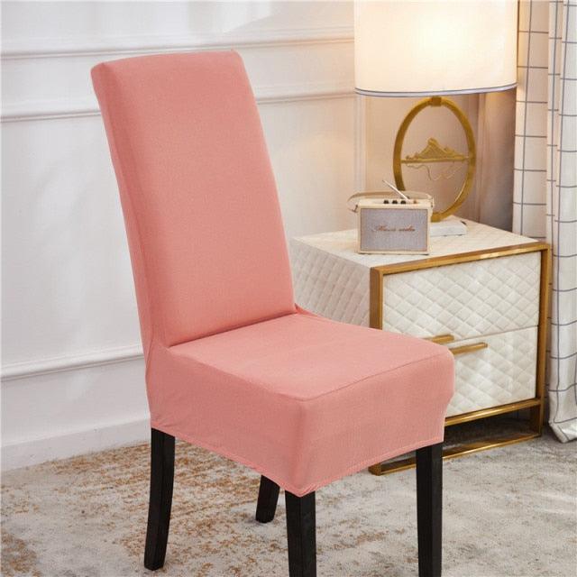 Solid Color Chair Cover Spandex Stretch Slipcovers Chair Covers Seat Cover For Kitchen Dining Room Wedding Banquet Restaurant Removable Washable Dining Room Chair Covers Dining Chair Slipcovers Seat Protector  Great Home Decor And Banquet