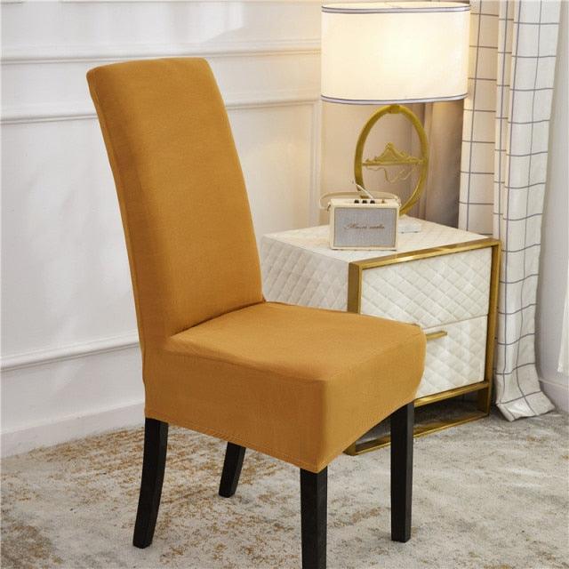 Solid Color Chair Cover Spandex Stretch Slipcovers Chair Covers Seat Cover For Kitchen Dining Room Wedding Banquet Restaurant Removable Washable Dining Room Chair Covers Dining Chair Slipcovers Seat Protector  Great Home Decor And Banquet