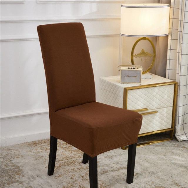 Solid Color Chair Cover Spandex Stretch Slipcovers Chair Covers Seat Cover For Kitchen Dining Room Wedding Banquet Restaurant Removable Washable Dining Room Chair Covers Dining Chair Slipcovers Seat Protector  Great Home Decor And Banquet