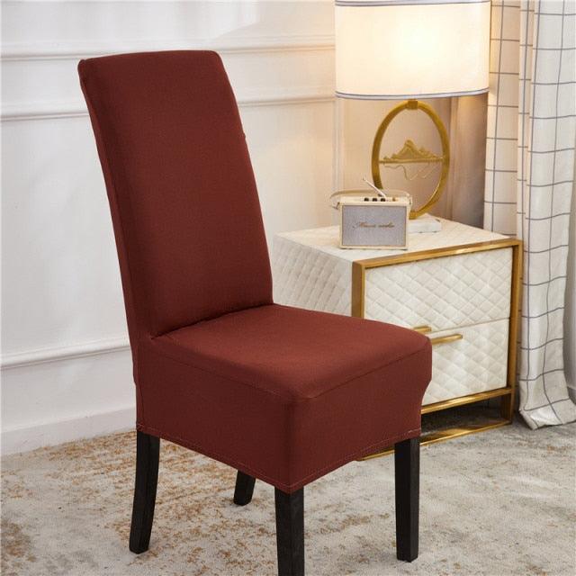 Solid Color Chair Cover Spandex Stretch Slipcovers Chair Covers Seat Cover For Kitchen Dining Room Wedding Banquet Restaurant Removable Washable Dining Room Chair Covers Dining Chair Slipcovers Seat Protector  Great Home Decor And Banquet