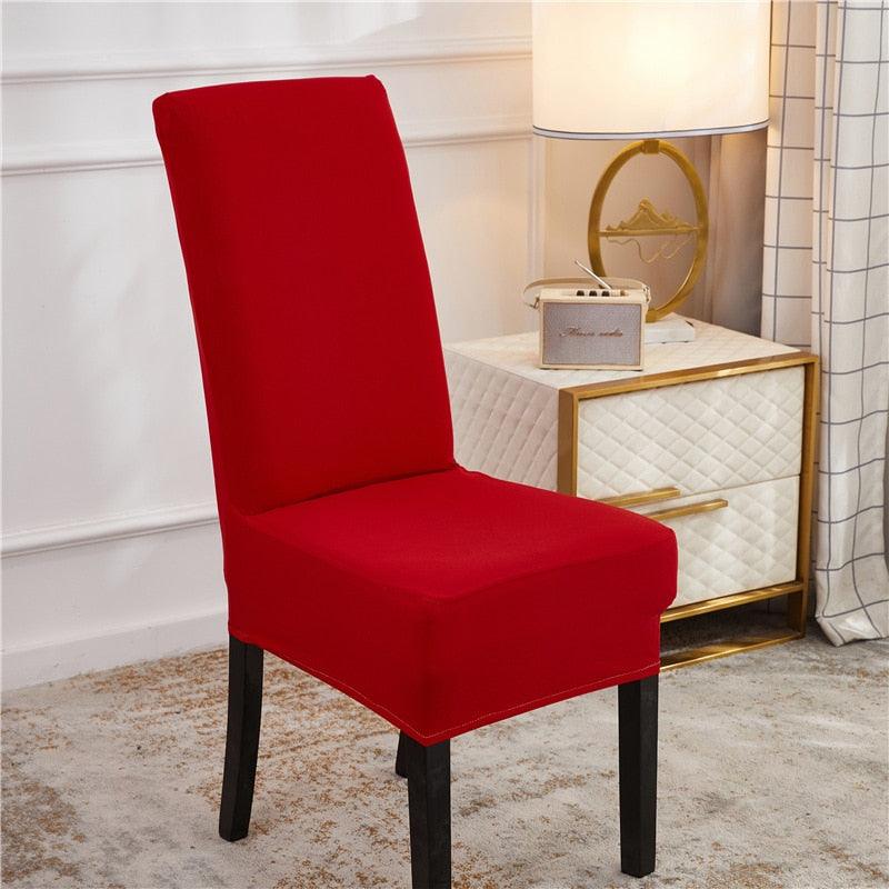 Solid Color Chair Cover Spandex Stretch Slipcovers Chair Covers Seat Cover For Kitchen Dining Room Wedding Banquet Restaurant Removable Washable Dining Room Chair Covers Dining Chair Slipcovers Seat Protector  Great Home Decor And Banquet