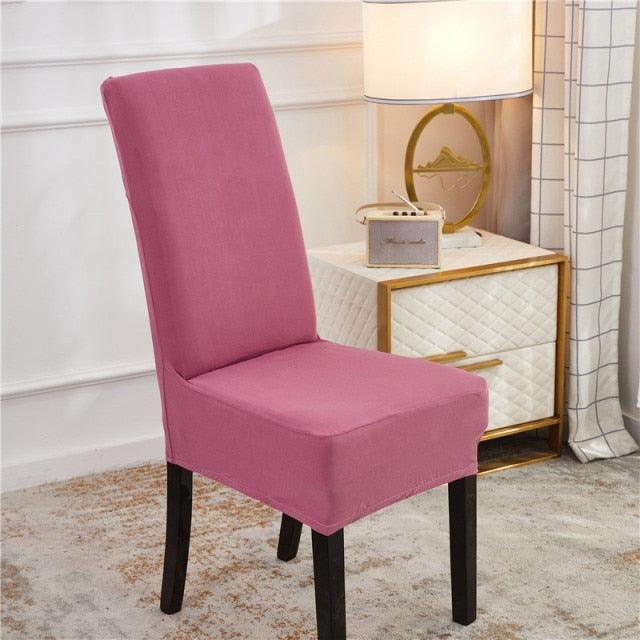 Solid Color Chair Cover Spandex Stretch Slipcovers Chair Covers Seat Cover For Kitchen Dining Room Wedding Banquet Restaurant Removable Washable Dining Room Chair Covers Dining Chair Slipcovers Seat Protector  Great Home Decor And Banquet