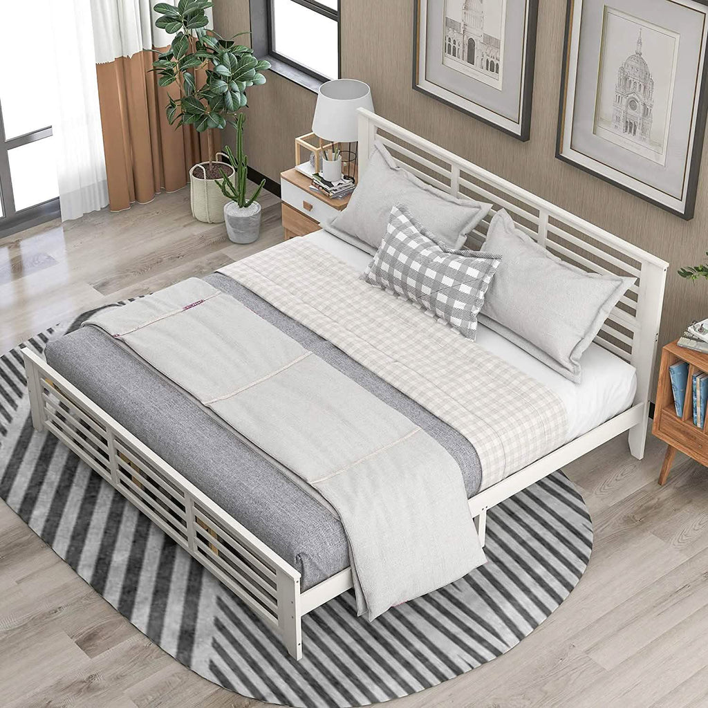 Solid Wood Platform Bed Frame