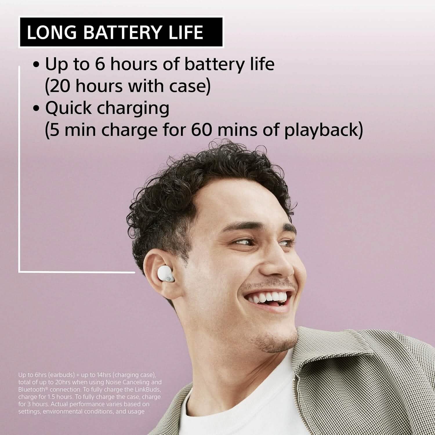 Sony LinkBuds S Truly Wireless Noise Canceling Earbud Headphones with Alexa Built-in  (Refurbished)