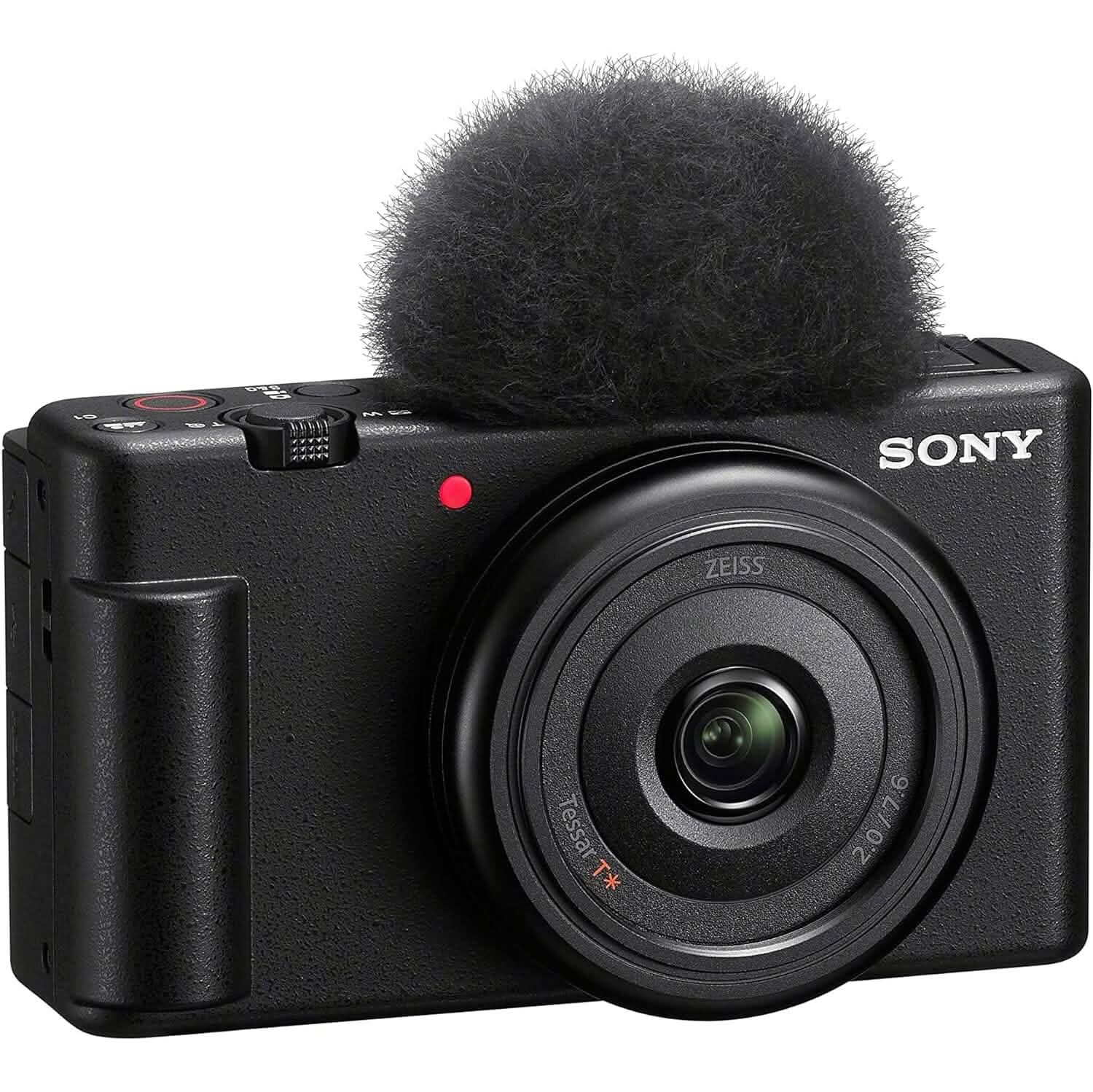 Sony ZV-1F Vlog Camera for Content Creators and Vloggers Black  (Refurbished)