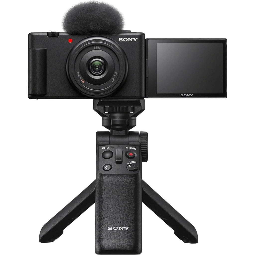 Sony ZV-1F Vlog Camera for Content Creators and Vloggers Black  (Refurbished)