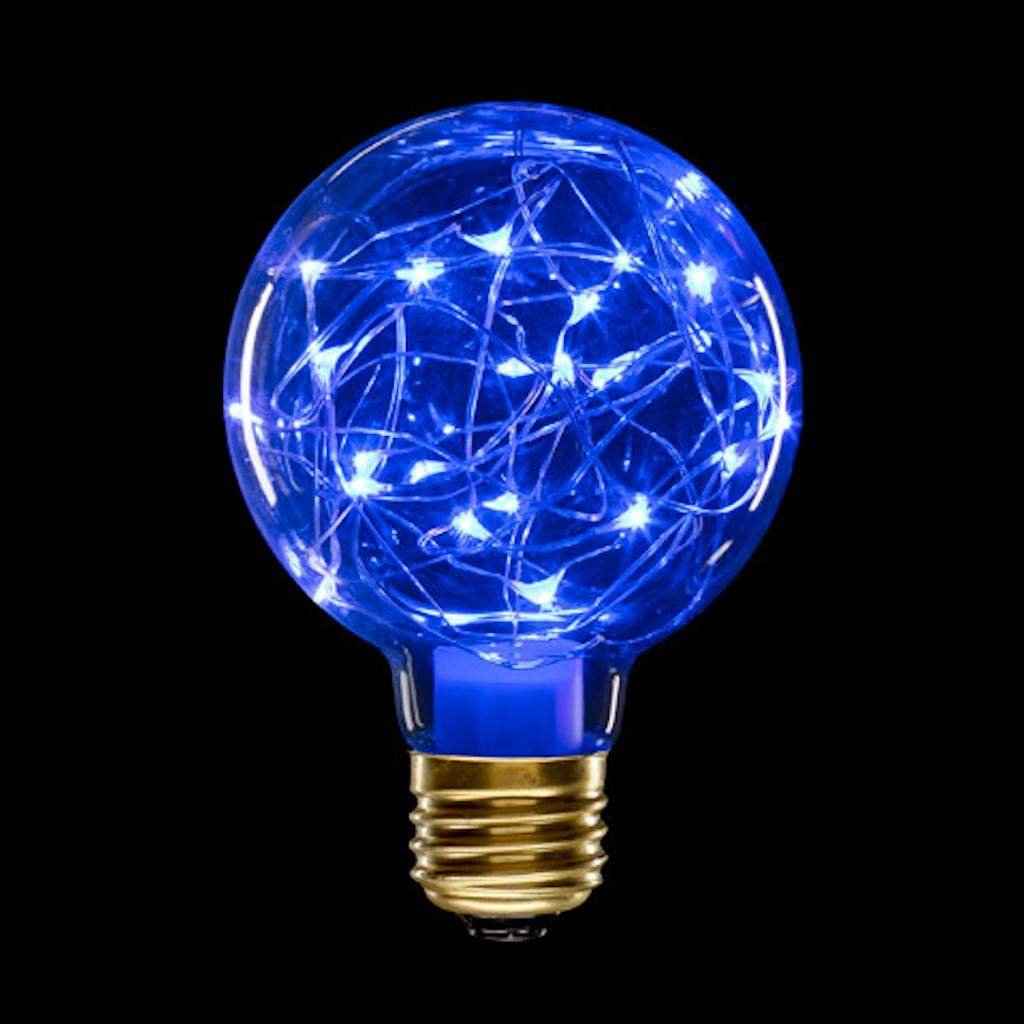 Glass Moon Bulb - Green 1.0 W
