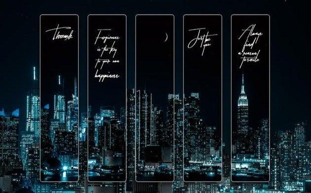 Space Tour Series Bookmark PVC Reading Book Mark Dusk Moon Book Page Marker Stationery Supplies Bookmarks Creative Colored Bookmarks For Teacher Student Kids Classroom School Office Stationery Supply Beautiful Space Bookmarks