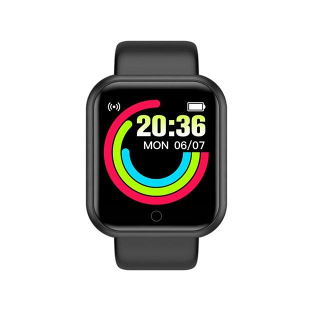 Sport Fitness Color Screen Smart Bracelet Activity Running Tracker Heart Rate Smart Watch For Men Women Fitness Watch With Heart Rate Sleep Monitor Activity Tracker Step Calories Monitor