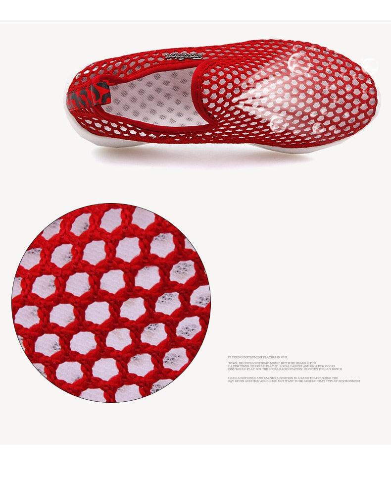 Sport Mesh Breathable Women Shoes Fashion Sports Soft Comfortable Women Shoes Fashion Slip-On Sports Shoes Soft Sole Breathable Comfortable Running Walking Shoes