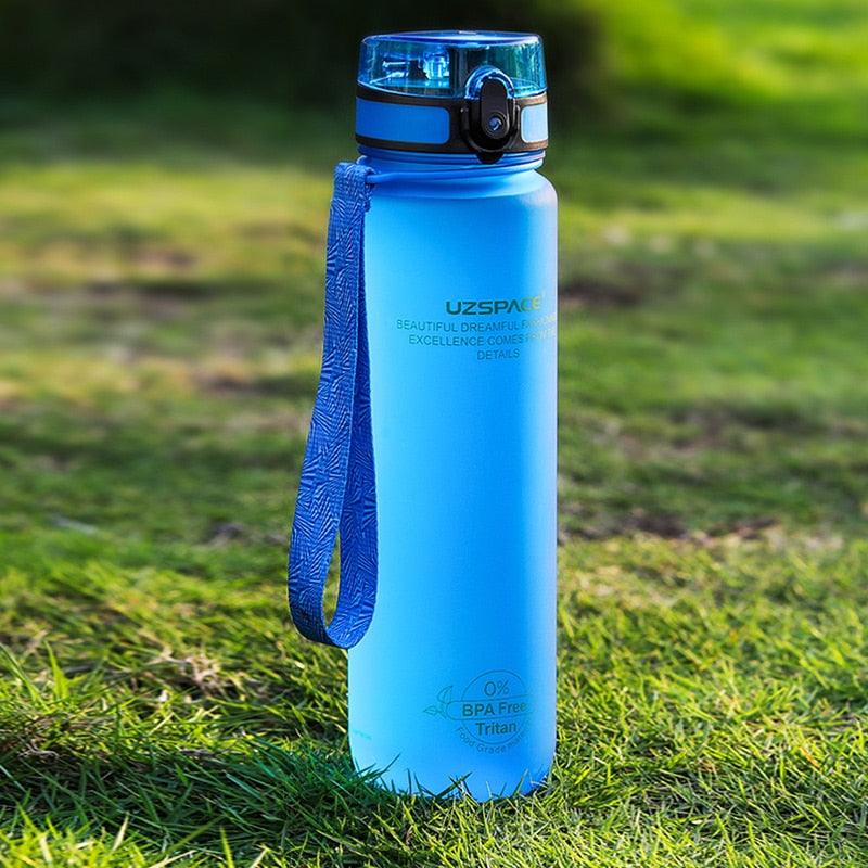 Sports Water Bottles With Time Marker Portable Leakproof Outdoor Shaker My Bottle Tritan Plastic Eco-Friendly Drinkware BPA Free Leakproof Outdoor Sport Direct Drinking Plastic Eco-Friendly Drinkware Water bottle