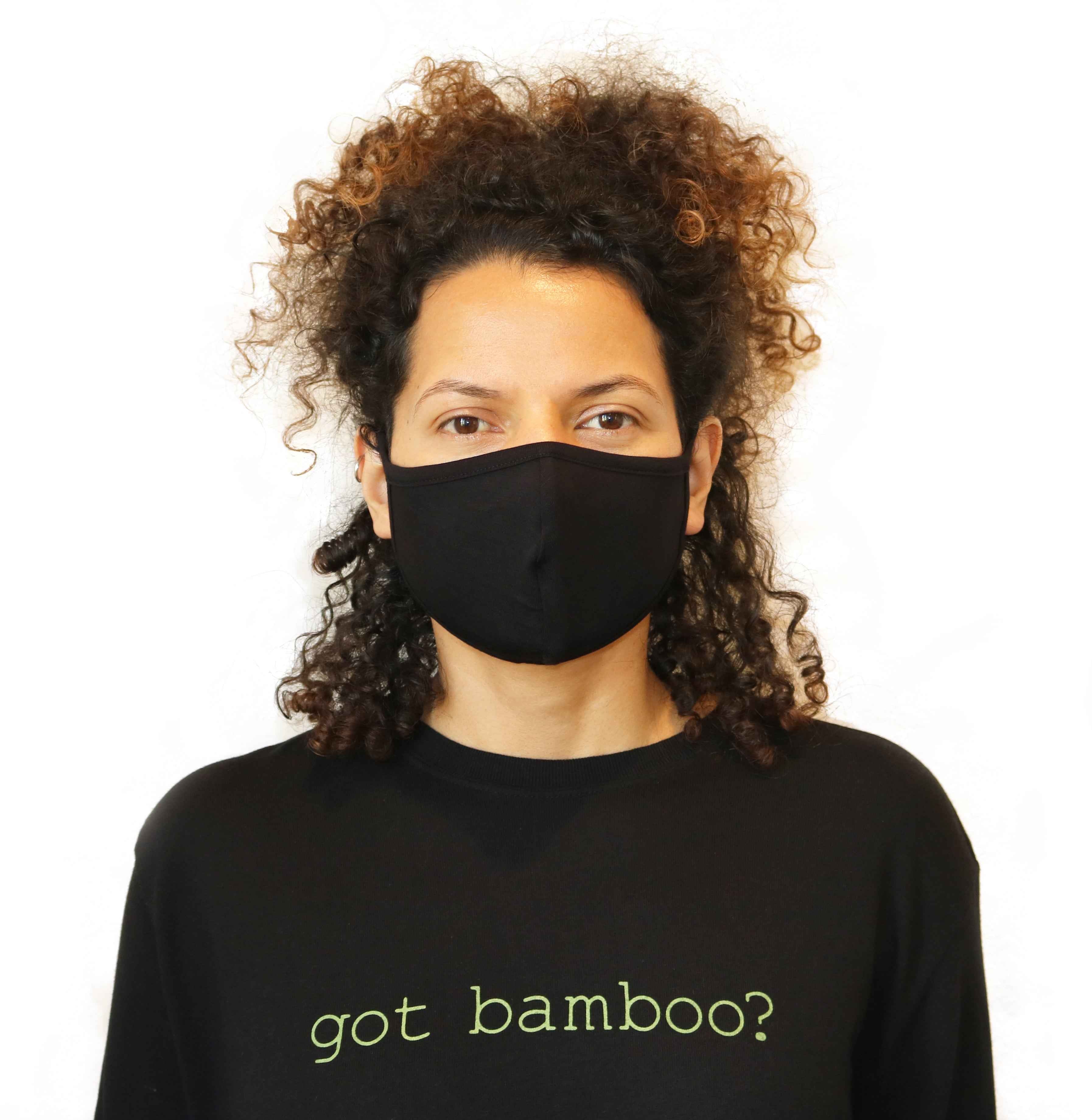 Spun Bamboo Breathable Face Mask - Natural, Silky Soft, Ultra Comfortable