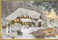 Advent Greeting Card – Charming Winter Cottage
