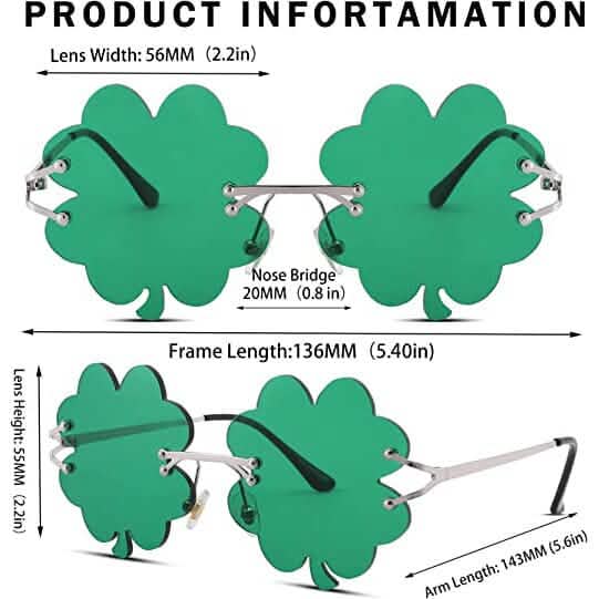 St. Patrick’s Day Irish Shamrock Sunglasses