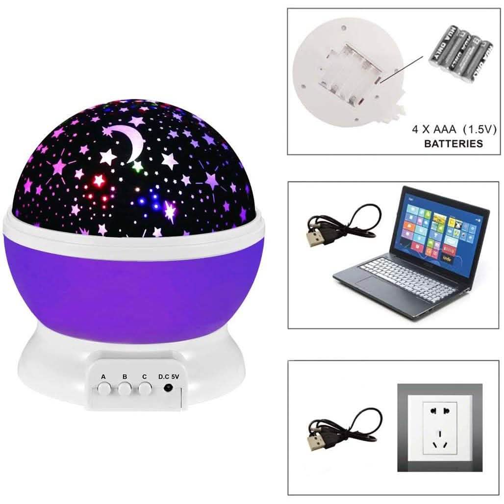 Star Nightlight Projector for Kids