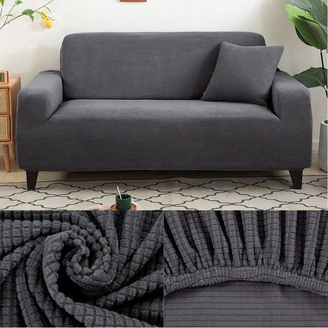 Stretch Armchair Slipcover Washable Furniture Protector Thick Sofa Protector Solid Printed Sofa Covers For Living Room Couch Cover Corner Sofa  Water Resistant Couch Cover Furniture Protector