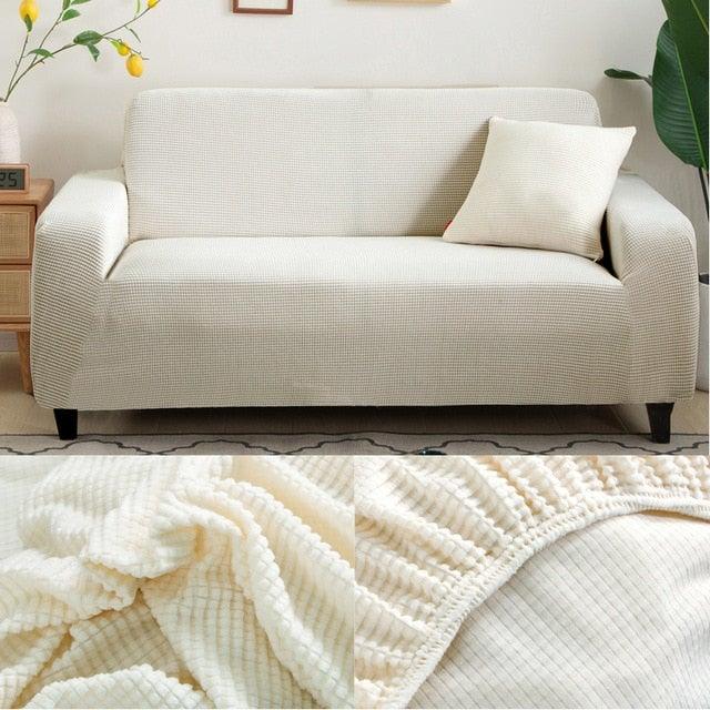 Stretch Armchair Slipcover Washable Furniture Protector Thick Sofa Protector Solid Printed Sofa Covers For Living Room Couch Cover Corner Sofa  Water Resistant Couch Cover Furniture Protector