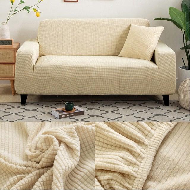 Stretch Armchair Slipcover Washable Furniture Protector Thick Sofa Protector Solid Printed Sofa Covers For Living Room Couch Cover Corner Sofa  Water Resistant Couch Cover Furniture Protector