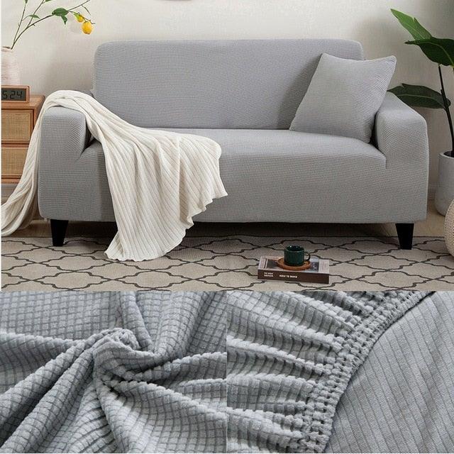Stretch Armchair Slipcover Washable Furniture Protector Thick Sofa Protector Solid Printed Sofa Covers For Living Room Couch Cover Corner Sofa  Water Resistant Couch Cover Furniture Protector
