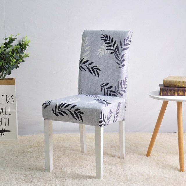 Stretch Spandex Chair Cover For Dining Room Wedding Party Elastic Multifunctional Dining Furniture Covers Home Decor Solid Color  Washable Chair Protector Cover For Kitchen Dining Room Chairs And Living Room